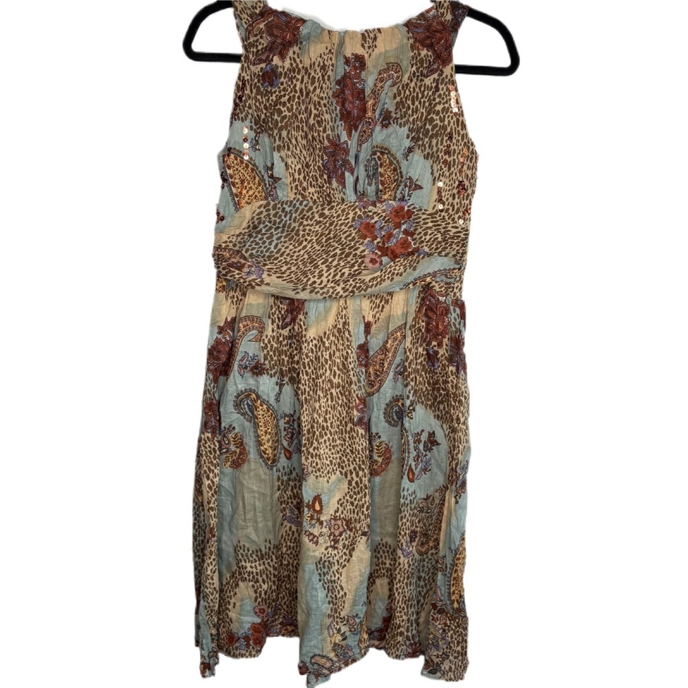 Multicolour Print Cotton Dress - Picture 2 of 13